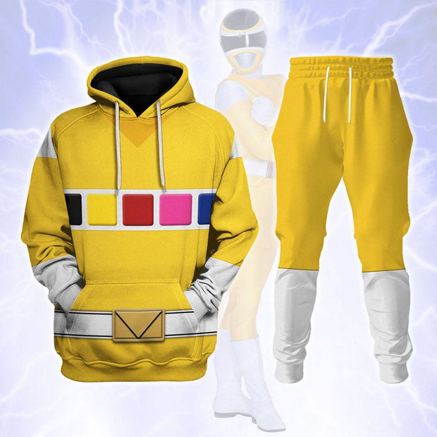 PR Yellow Space Ranger - Hoodies Sweatshirt T-shirt Hawaiian Tracksuit - HSQT4334 PRHS101
