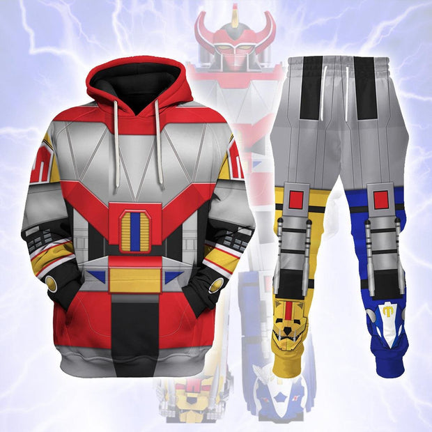 PR Dino Megazord Mighty Morphin Hoodies Sweatshirt T-shirt Hawaiian PRHS77 HSQT4313
