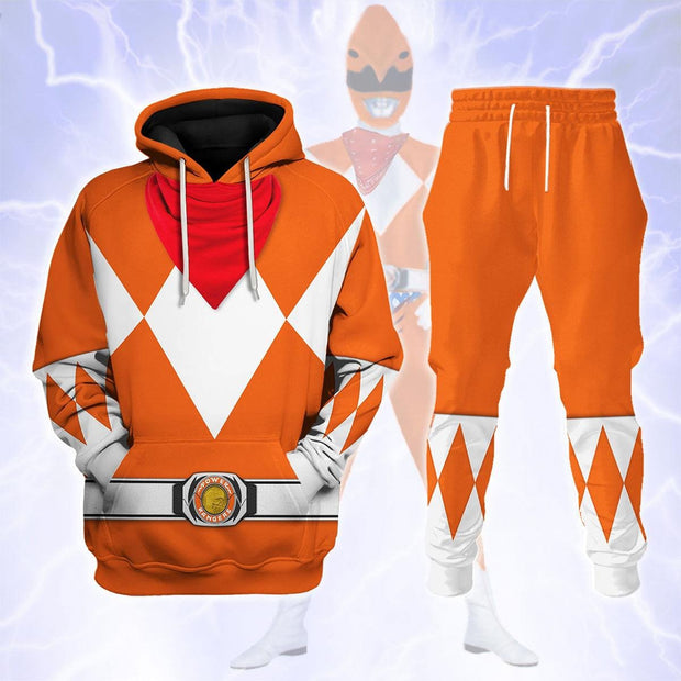 PR Bulk and Skull Orange Ranger Hoodies Sweatshirt T-shirt Hawaiian Sweatpants PRHS112 HSQT4344