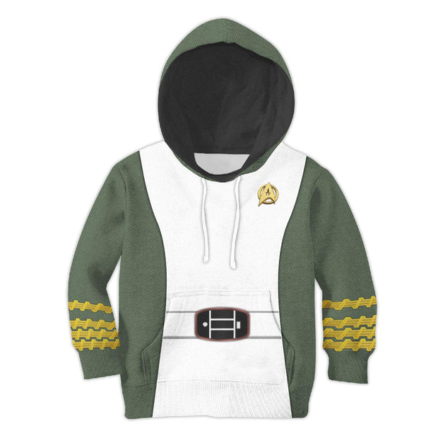 James T. Kirk Uniform Cosplay Kid Hoodie Sweatshirt T-Shirt STHS023 PT312024