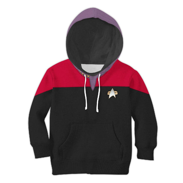 Voyager Red Uniform Kid Hoodie Sweatshirt T-Shirt STHS029 PT402145