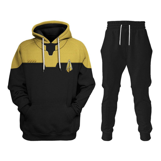 Starfleet Operations Uniform Hoodie Sweatshirt T-Shirt Sweatpants Apparel STHS037 HSSK017