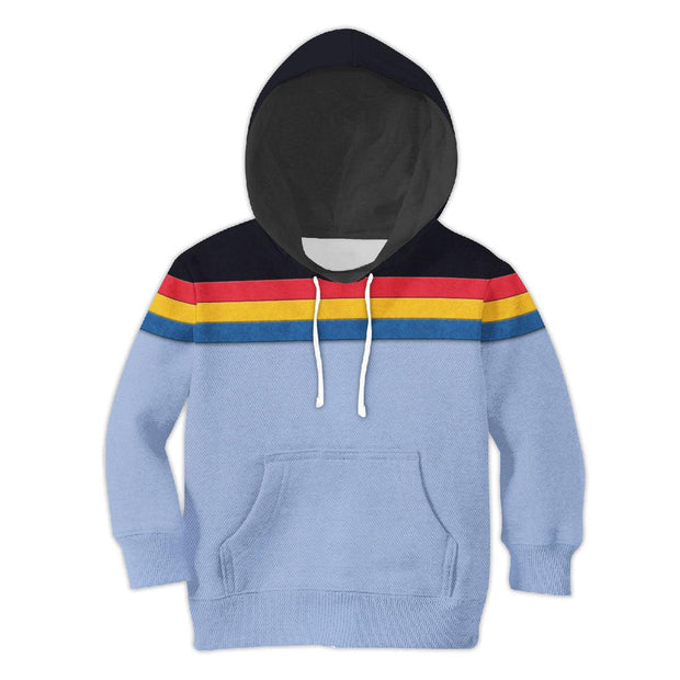 Wesley Crusher Costume Kid Hoodie Sweatshirt T-Shirt STHS054 QT309674