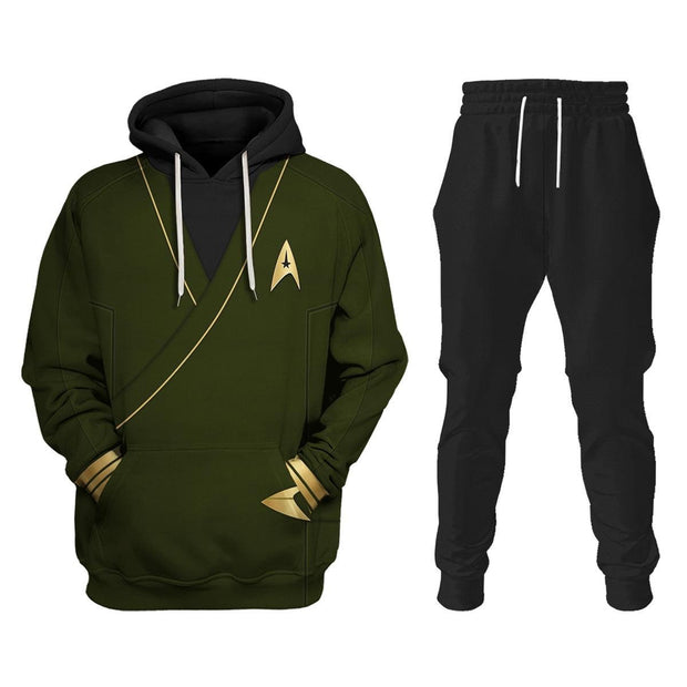 Captain Pike Costume Fleece Hoodie Sweatshirt T-Shirt Sweatpants STHS099 HSSK058