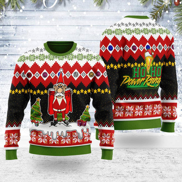 Merry Christmas Hoho Ranger Unisex Wool Sweater UGLPRG006