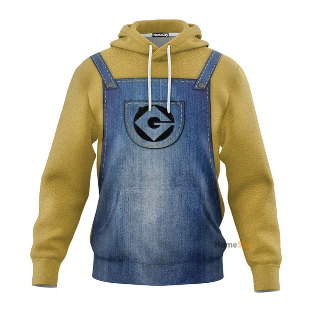 Minion Cosplay Costume - 3D Hoodie QT210020