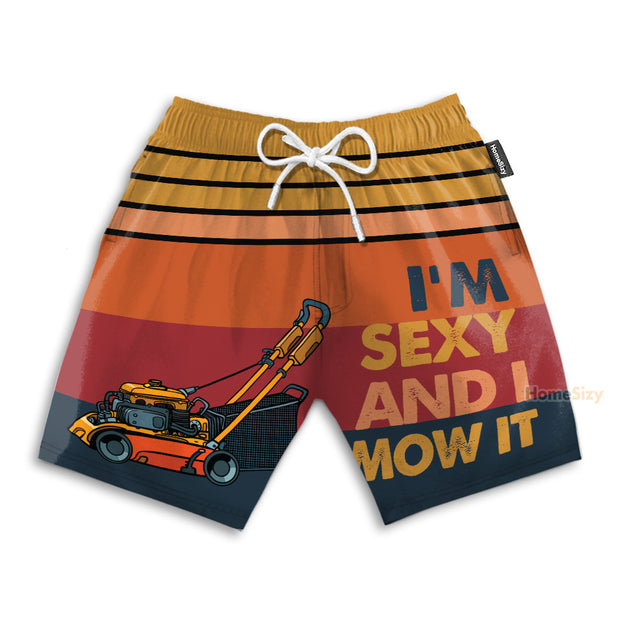 I'm Sexy And I Mow It Funny - Beach Shorts QT4080503