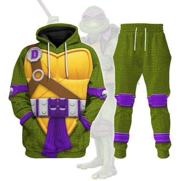 Donatello TMNT Cosplay Costume - Hoodie Set CSNJS004