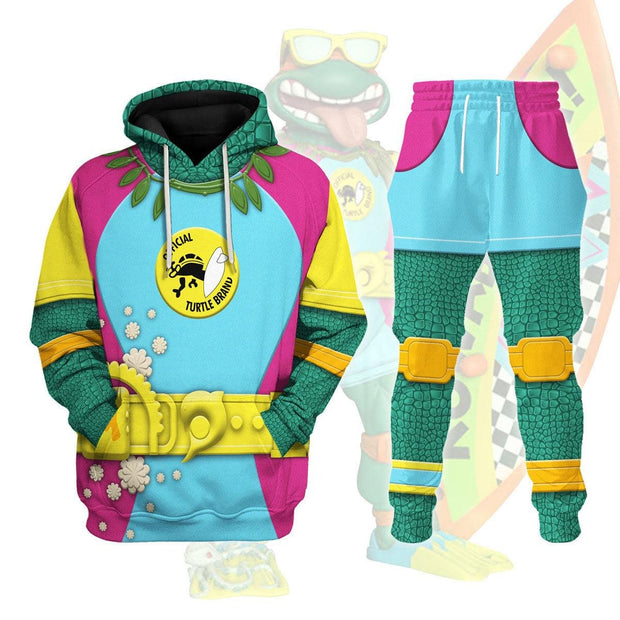 Sewer Surfer Mike TMNT Costume Hoodie Sweatshirt T-Shirt Sweatpants CSNJS008
