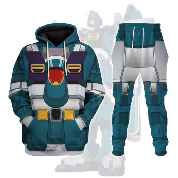 Gundam Leopard After War Gundam X Costume All Over Print Tracksuit Hoodie CSGDM004