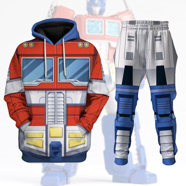 TFM Optimus Prime Costume Cosplay Hoodie Tracksuit CSTRF003