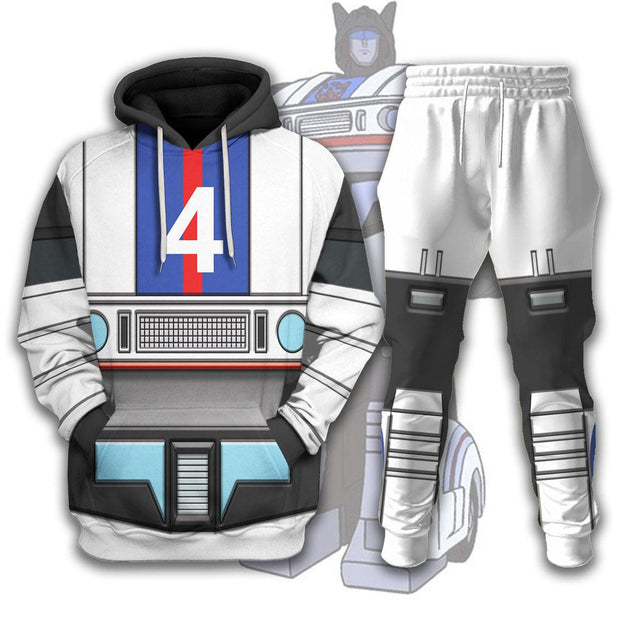 TFM Jazz G1 Costume Cosplay Hoodie Tracksuit CSTRF044