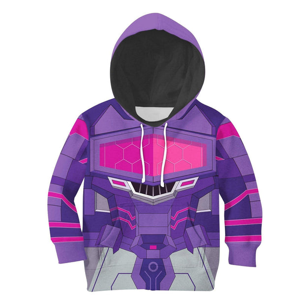 Shockwave Decepticons Kid Costume Cosplay Hoodie Sweatshirt T-Shirt CSTRF007