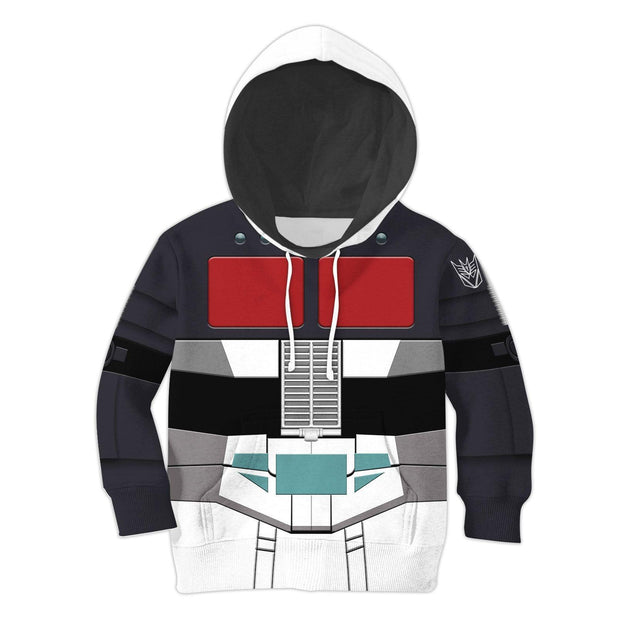 Black Convoy Kid Costume Cosplay Hoodie Sweatshirt T-Shirt CSTRF014