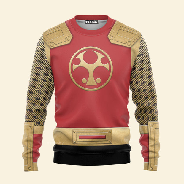 3D The Crimson Thunder Rangers Ninja Storm Cosplay Costume - Sweatshirt QT4091601
