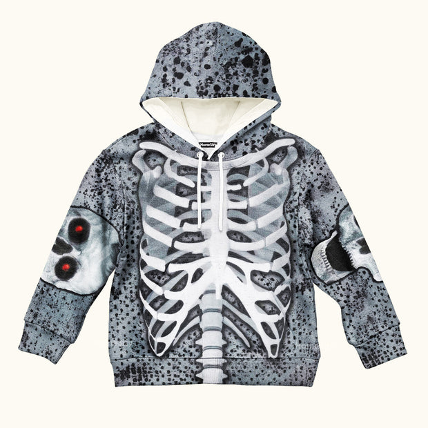 Kid Skeleton Cosplay Costume - Hoodie QT4092501