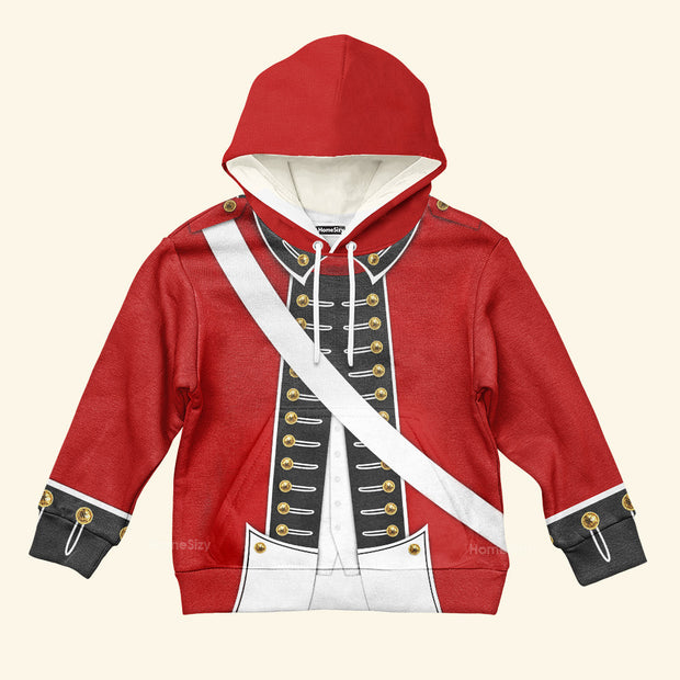 Revolutionary War Uniform Cosplay Costume - Kid Hoodies QT4100502