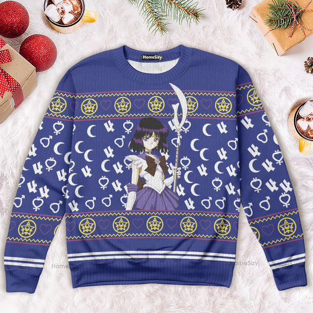 Sailor Saturn Mercury Christmas Ugly Sweater QT4112007