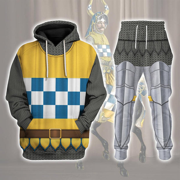 KOG 14th Century German Knight Costume Hoodie Sweatshirt T-Shirt Tracksuit CSKOG011