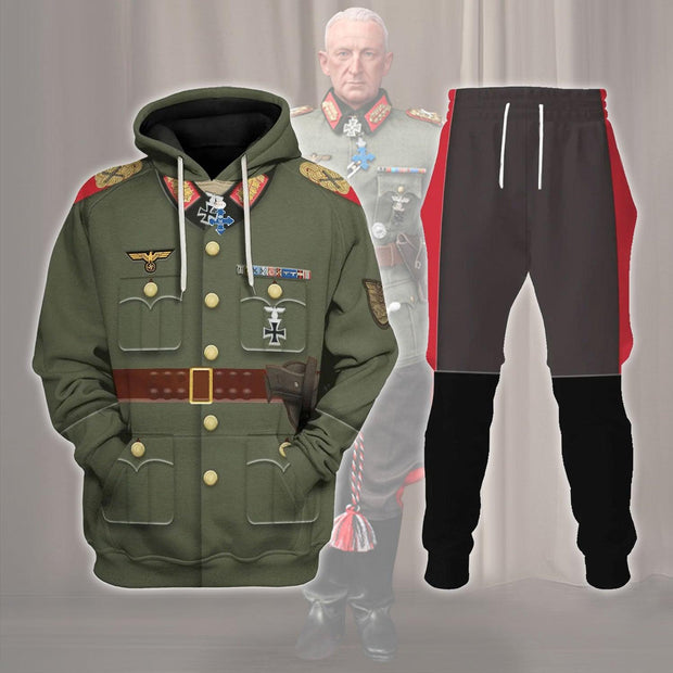 HG Fritz Erich Georg Eduard Von Manstein Costume Hoodie Sweatshirt T-Shirt Tracksuit CSHGC013