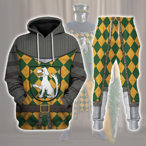 HG 13th Century German Knight Costume Hoodie Sweatshirt T-Shirt Tracksuit CSHGC019