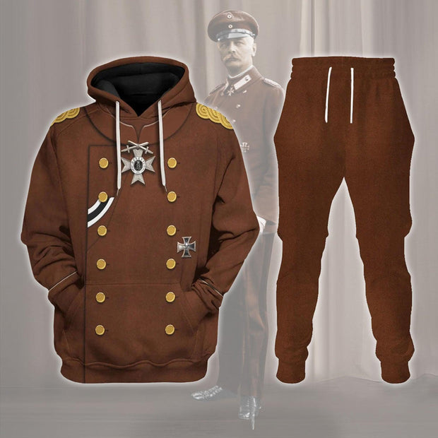 HG WWI Erich von Falkenhayn Costume Hoodie Sweatshirt T-Shirt Tracksuit CSHGC115