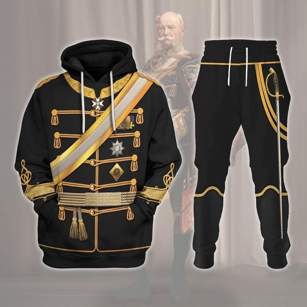 HG William I German Emperor Costume Hoodie Sweatshirt T-Shirt Tracksuit CSHGC108