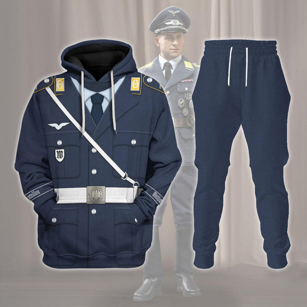 HG West German Luftwaffe Wachbataillon Gefreiter Costume Hoodie Sweatshirt T-Shirt Tracksuit CSHGC055