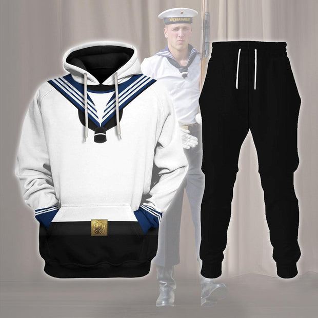 HG Wachbataillon Personnel In Navy Uniforms Greet Costume Hoodie Sweatshirt T-Shirt Tracksuit CSHGC061