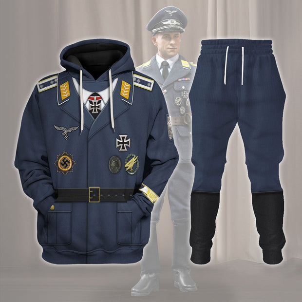 HG WW2 Ernst Germer Costume Hoodie Sweatshirt T-Shirt Tracksuit CSHGC072