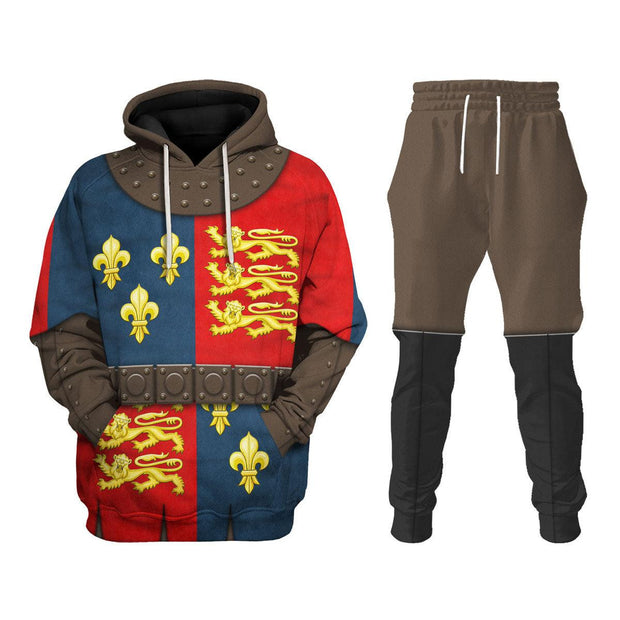 KOE Henry V of England Knights Costume Hoodie Sweatshirt T-Shirt Tracksuit CSKOE012