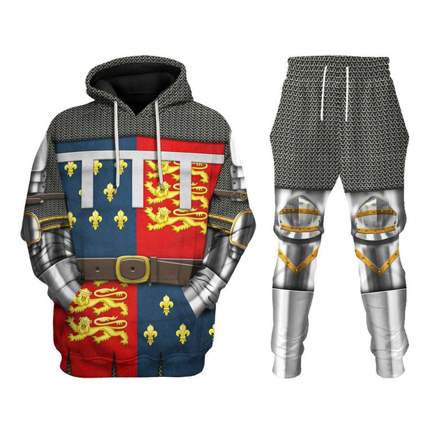 KOE Edward The Black Prince- Battle of Poitiers- 1356 Costume Hoodie Sweatshirt T-Shirt Tracksuit CSKOE013