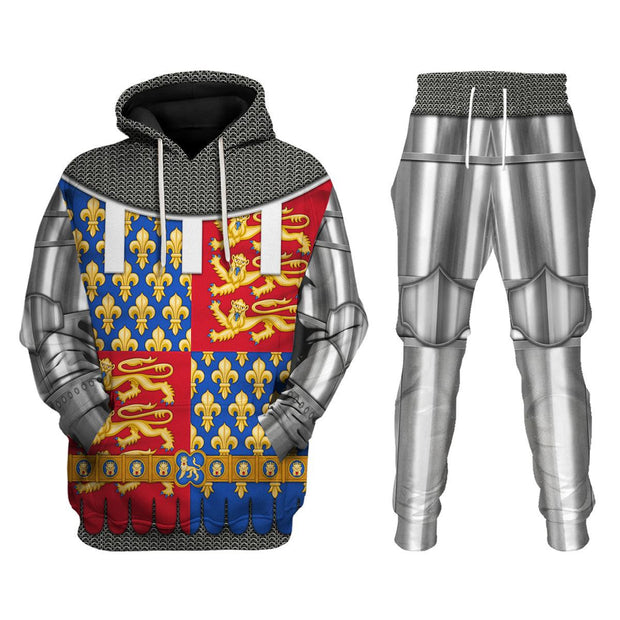 KOE Edward the Black Prince Amour Knights Costume Hoodie Sweatshirt T-Shirt Tracksuit CSKOE019