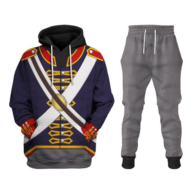HB Royal Foot Artillery – Gunner (1806-1815) Uniform All Over Print Hoodie Sweatshirt T-Shirt Tracksuit CSHBC021