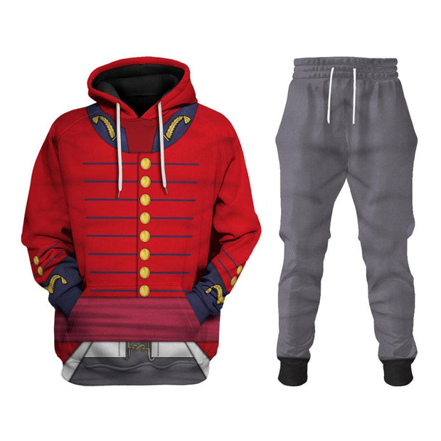 HB British ADC (1812-1815) Uniform All Over Print Hoodie Sweatshirt T-Shirt Tracksuit CSHBC023