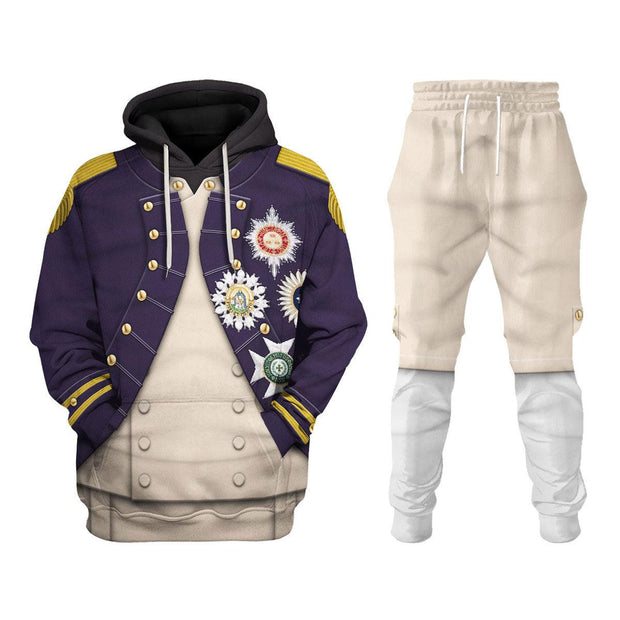HB Nelson Uniform As Worn At Trafalgar All Over Print Hoodie Sweatshirt T-Shirt Tracksuit CSHBC039