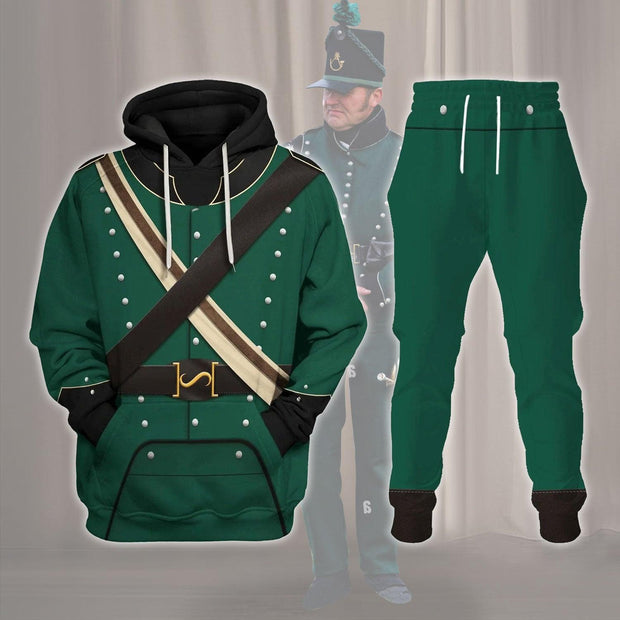 HB 95th Rifles British Rifle Corps Army Uniform Hoodie Sweatshirt T-Shirt Tracksuit CSHBC041