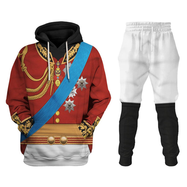 HB George IV of England Uniform Costume Hoodie Sweatshirt T-Shirt Tracksuit CSHBC069