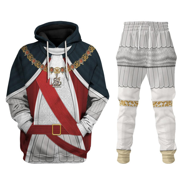 HB George I of England Costume Hoodie Sweatshirt T-Shirt Tracksuit CSHBC071