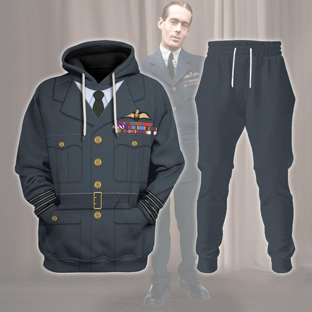 HB Leonard Cheshire Royal Air Force Pilot Uniform Costume Hoodie Sweatshirt T-Shirt Tracksuit CSHBC082