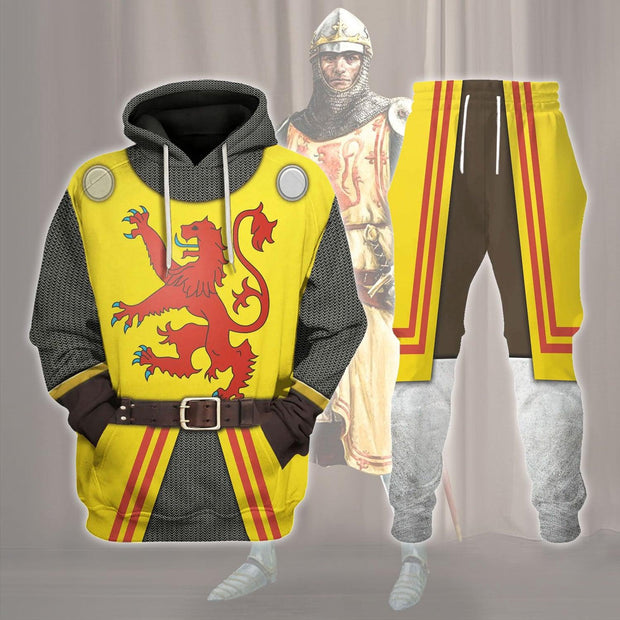 HB Robert The Bruce King of Scots Costume Hoodie Sweatshirt T-Shirt Tracksuit CSHBC091