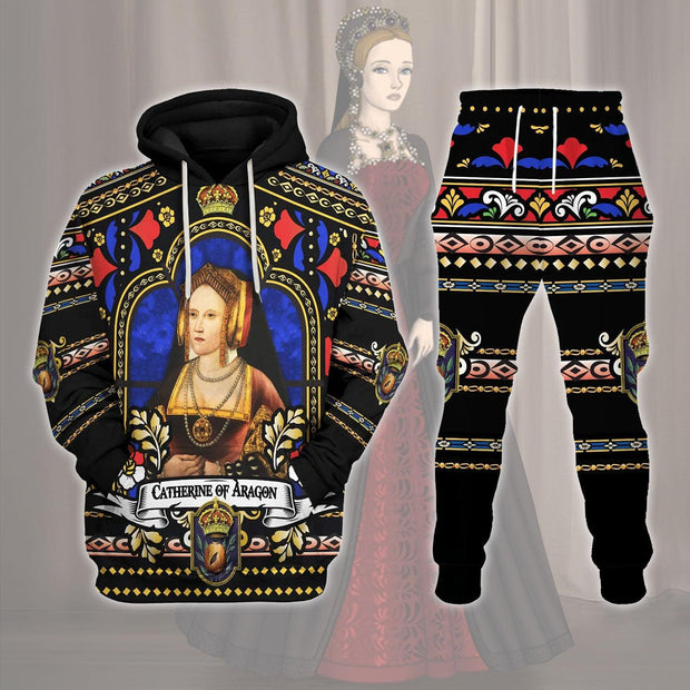 HB Catherine of Aragon Queen of England Costume Hoodie Sweatshirt T-Shirt Tracksuit CSHBC098
