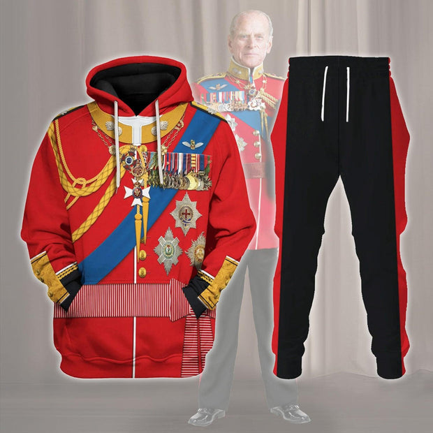 HB Prince Philip, Duke of Edinburgh Costume Hoodie Sweatshirt T-Shirt Tracksuit CSHBC101