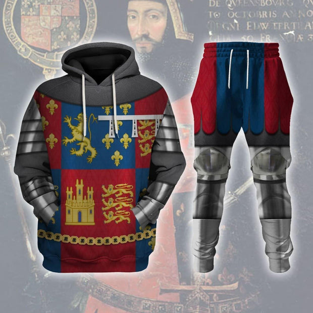 HB John of Gaunt, Duke of Lancaster Costume Hoodie Sweatshirt T-Shirt Tracksuit CSHBC105