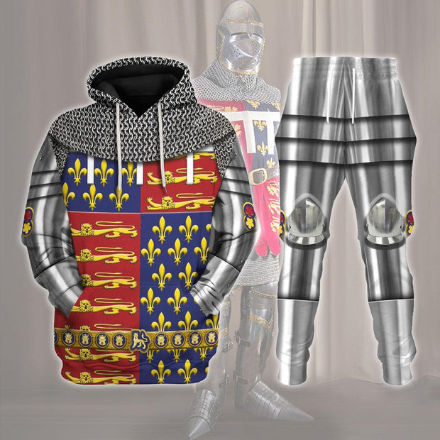 HB Edward The Black Prince Armor Costume Hoodie Sweatshirt T-Shirt Tracksuit CSHBC106