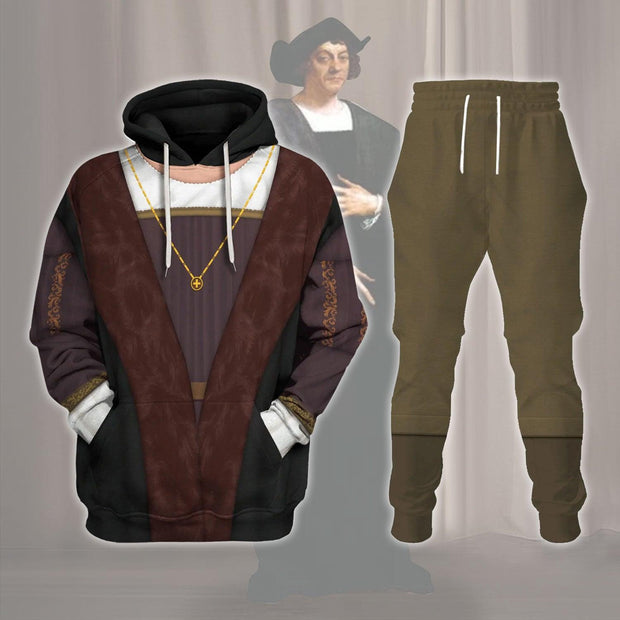 HB Explorer Christopher Columbus Costume Hoodie Sweatshirt T-Shirt Tracksuit CSHBC109