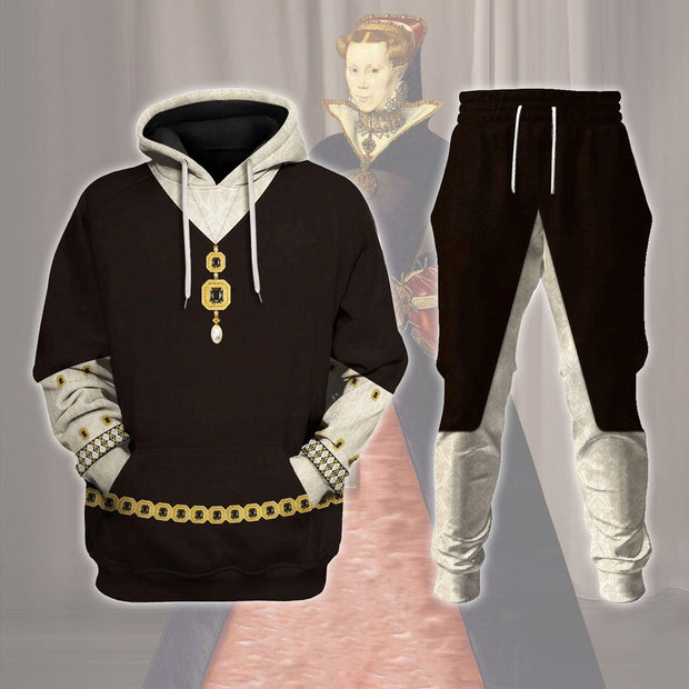 HB Maria Tudor Monarch of England Costume Hoodie Sweatshirt T-Shirt Tracksuit CSHBC112