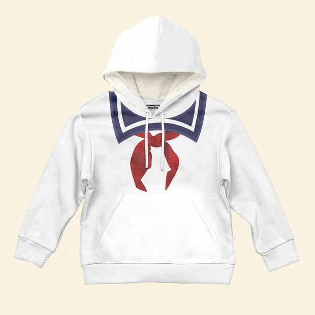 Kids Ghostbusters Hoodies Stay Puft Cosplay Hooded Sweatshirt Casual Pullover Streetwear QT211349Hn