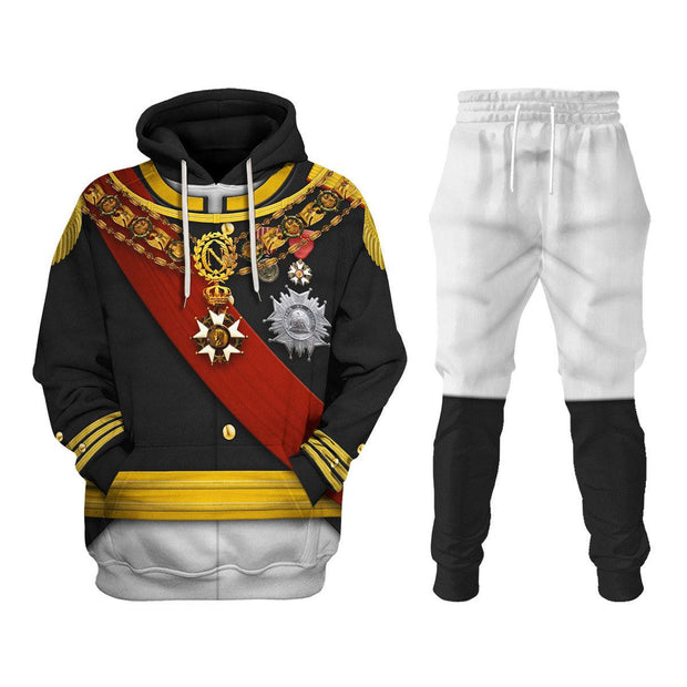 RF Napoleon III in Coronation Robes Uniform All Over Print Hoodie Sweatshirt T-Shirt Tracksuit CSRFC007