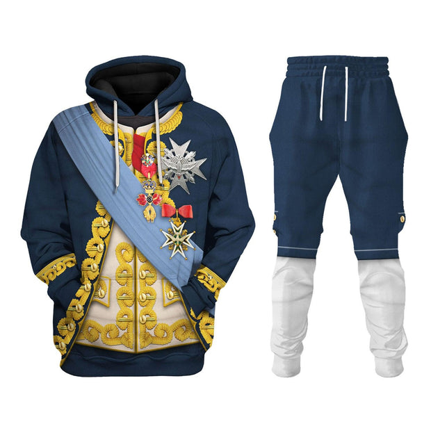 RF Louis XV of France In 1763 Uniform All Over Print Hoodie Sweatshirt T-Shirt Tracksuit CSRFC015